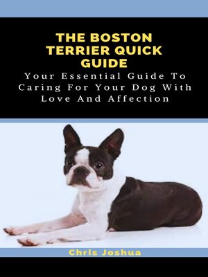 cover image of THE BOSTON TERRIER QUICK GUIDE